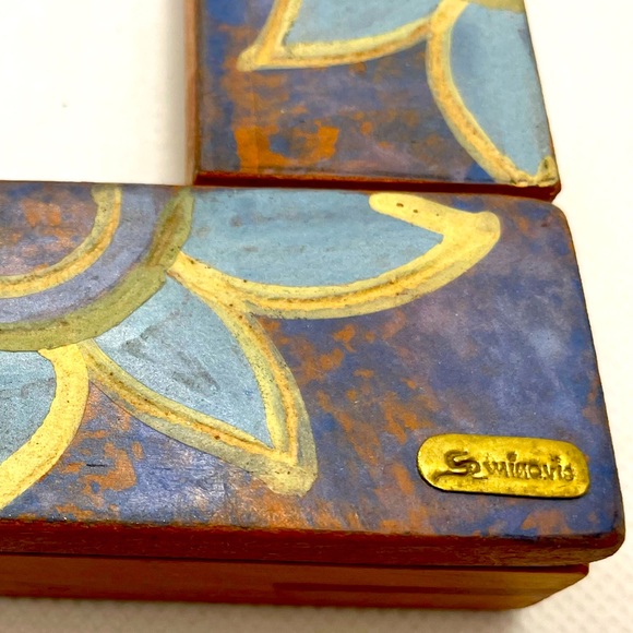 Peruvian Pottery Photo Picture Frame 8”x6” - Picture 3 of 7